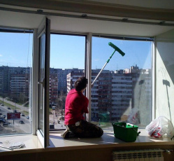 Мытье окон в однокомнатной квартире Венёв